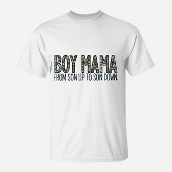 Women Boy Mama Graphic T-Shirt | Crazezy AU