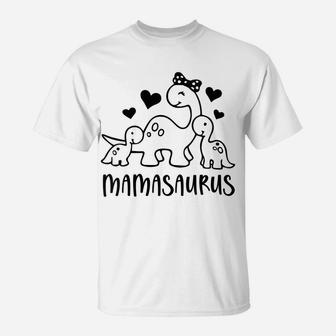 Womens Mamasaurus Proud Momlife Motherhood Mom Mommy Mother's Day T-Shirt | Crazezy DE