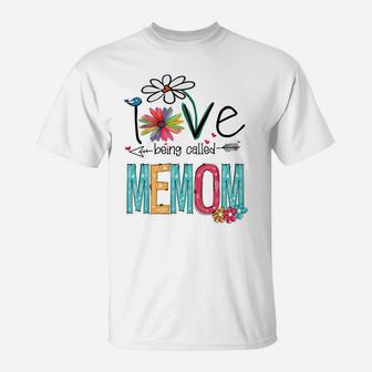Womens Memom Gift I Love Being Called Mother's Day T-Shirt | Crazezy CA