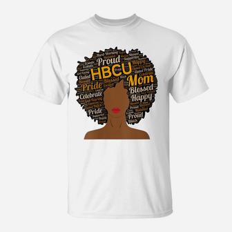 Womens Proud Hbcu Mom Afro Parent T-Shirt | Crazezy UK