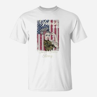 Womens Women Army Veteran, Veteran Of The United States Army T-Shirt | Crazezy DE