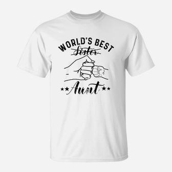 Womens Worlds Best Aunt Womens T-Shirt - Thegiftio UK