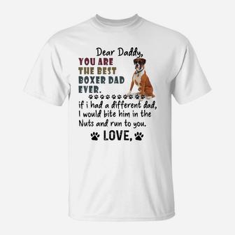 You Are The Best Boxer Dog Dad Ever Father's Day T-Shirt | Crazezy