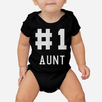 1 Aunt My Favorite People Call Me Aunt Varsity Classic Gift Baby Onesie | Crazezy