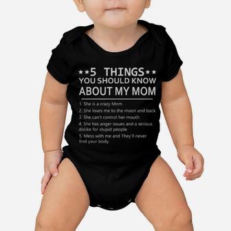 5 Things You Should Know About My Mom Baby Onesie - Monsterry DE