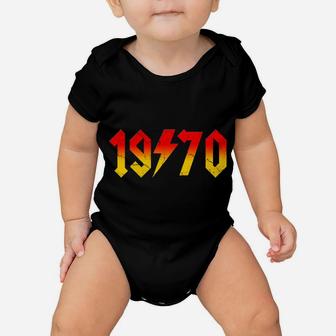 50Th Birthday January 1970 Fifty Year Old Men Gift For Dad Baby Onesie | Crazezy AU