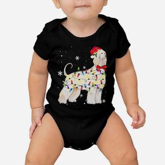 Afghan Hound Dog Christmas Light Xmas Mom Dad Gifts Sweatshirt Baby Onesie | Crazezy CA