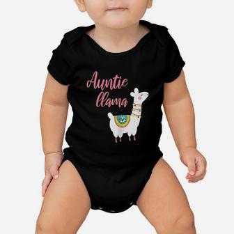 Auntie Llama Lover Baby Onesie | Crazezy