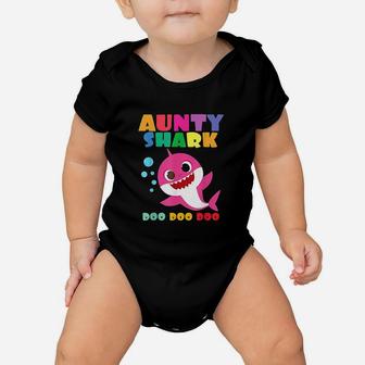 Aunty Shark Doo Doo Baby Onesie | Crazezy