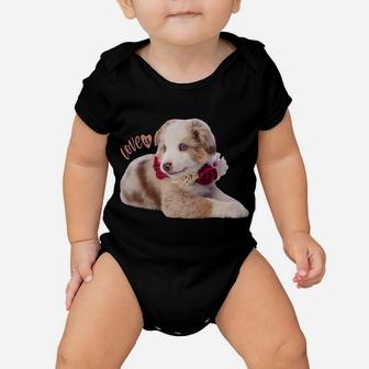 Australian Shepherd Shirt Aussie Mom Dad Love Dog Pet Tee Sweatshirt Baby Onesie | Crazezy CA