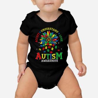 Autism Awareness Shirts Accept Understand Love Autism Mom Baby Onesie | Crazezy CA