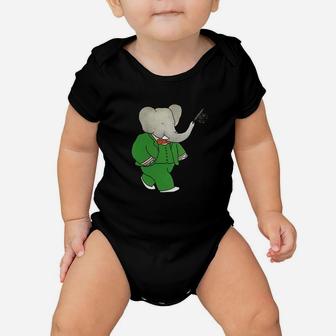 Babar Elephant For Men Women Mothers Day Dad Friends Baby Onesie | Crazezy