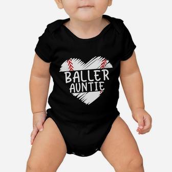 Baller Auntie Mothers Day Baby Onesie | Crazezy UK
