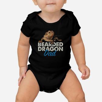 Bearded Dragon Dad Pet Reptile Lizard Owner Baby Onesie | Crazezy DE