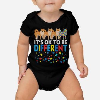 Best Shiba Inu Dog Dad Mom Ever Autism Awareness Gifts Baby Onesie - Monsterry