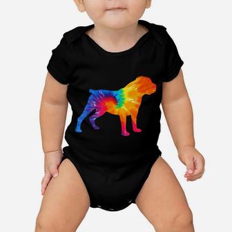 Boerboel Tie Dye Dog Mom Dad Pet Lover Cute Baby Onesie | Crazezy AU