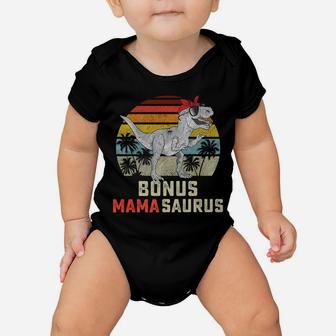Bonus Mama Saurus T Rex Mamasaurus Stepmom Matching Family Baby Onesie | Crazezy CA
