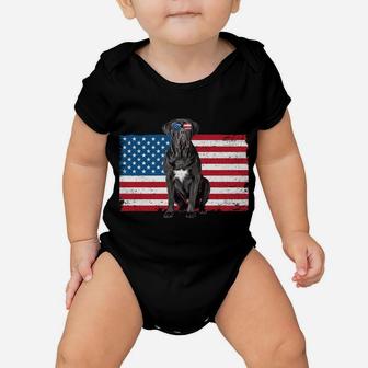Cane Corso Dad Usa American Flag Cane Corso Dog Lover Owner Baby Onesie | Crazezy UK