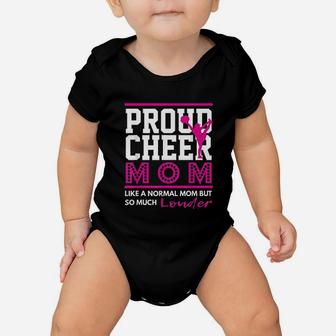 Cheerleading Proud Cheer Mom Baby Onesie | Crazezy AU
