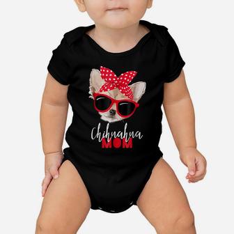 Chihuahua Shirt Funny Dog Shirt Mom Sunglasses Dog Lover Tee Baby Onesie | Crazezy