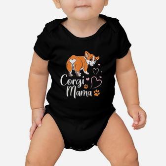 Corgi Mama Funny Corgi Dog Mom Baby Onesie | Crazezy DE