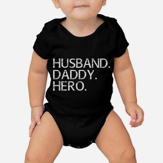 Cute Funny Fathers Day Gift From Wife Daughter Son Kids Baby Onesie | Crazezy AU