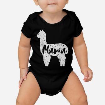 Cute Proud Mama Llama Alpaca Happy Mothers Day Gift Shirt Baby Onesie | Crazezy DE