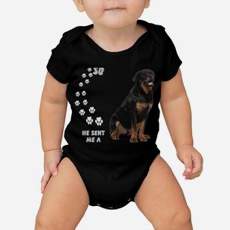Cute Rott Dog Mom Quote, Rottie Dad Costume, Big Rottweiler Baby Onesie | Crazezy