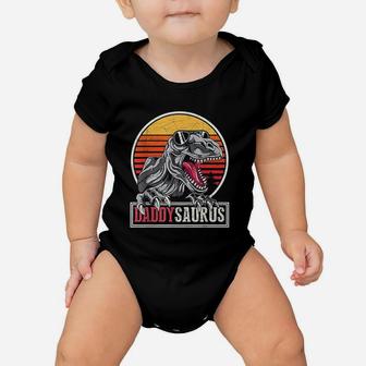 Dad Dinosaur Family Dad Gift Idea Daddysaurus Baby Onesie | Crazezy