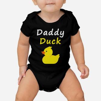 Daddy Duck Rubber Duck Dad Baby Onesie | Crazezy