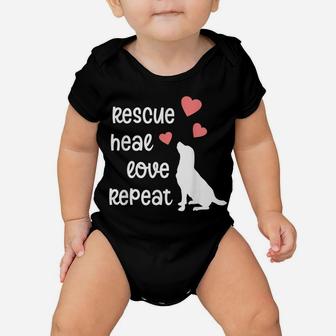 Dog Rescue Mom Mama Animal Rescue Dog Lover Gift For Women Baby Onesie | Crazezy CA