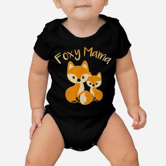Foxy Mama Cute Fox Animal Lover Women Mom Mother's Day Gift Baby Onesie | Crazezy CA