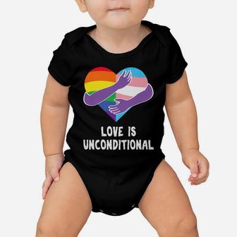 Free Mom Dad Hugs Lgbt Pride Nonbinary Pride Flag Love Baby Onesie | Crazezy UK
