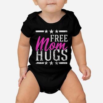 Free Mom Hugs Lesbian Gay Lgbt Proud Mother Baby Onesie - Monsterry CA