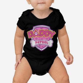 Funny Daddy Patrol - Dog Mom, Dad For Men Women Baby Onesie | Crazezy