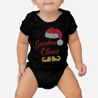 Funny Dirty Santa Hat Grandma Claus Baby Onesie - Monsterry