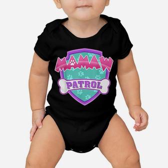 Funny Mamaw Patrol - Dog Mom, Dad For Men Women Baby Onesie | Crazezy
