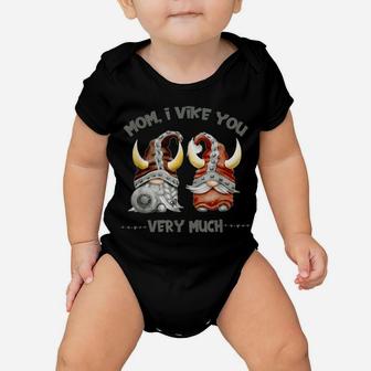 Funny Nordic Viking Pun - Matching Gnome Tee For Son & Mom Baby Onesie | Crazezy