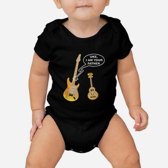 Funny Ukulele Guitar Uke I Am Your Father Baby Onesie | Crazezy