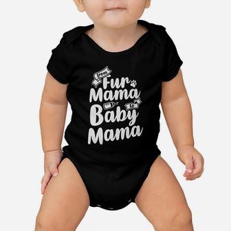 Fur Mama To Baby Mama Baby Onesie | Crazezy
