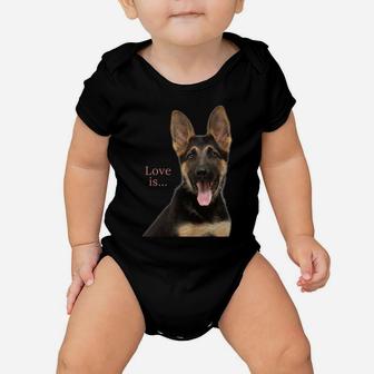 German Shepherd Shirt Shepard Dog Mom Dad Love Pet Puppy Tee Baby Onesie | Crazezy AU