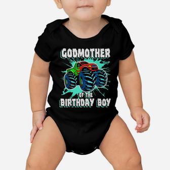 Godmother Of The Birthday Boy Monster Truck Birthday Party Baby Onesie | Crazezy CA