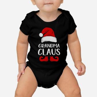 Grandma Claus Merry Xmas Baby Onesie - Monsterry