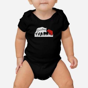 Grandma Wolf Matching Family Tribe Wolves Pup Mother Puppy Baby Onesie | Crazezy DE