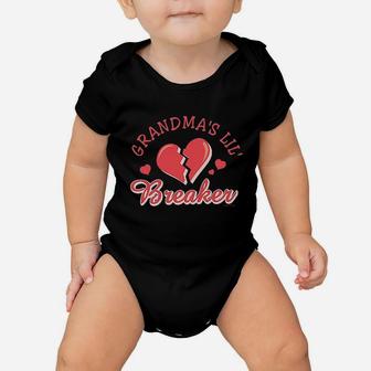 Grandmas Lil Heartbreaker Baby Onesie | Crazezy AU