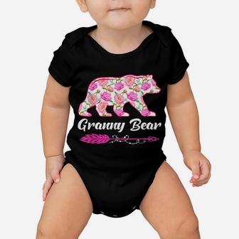 Granny Bear Flower Outfit Cute Matching Family Mothers Day Baby Onesie | Crazezy DE