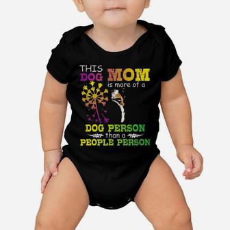 Greater Swiss Mountain Hippie This Dog Mom Is More Of A Dog Person Baby Onesie - Monsterry DE