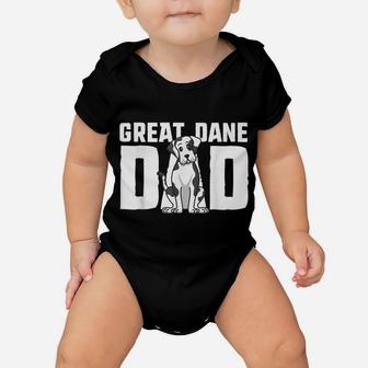 Harlequin Great Dane Dad Dog Father Puppy Adoption Owner Baby Onesie | Crazezy