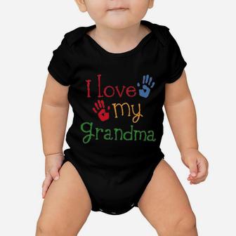 I Love My Grandma Baby Onesie | Crazezy