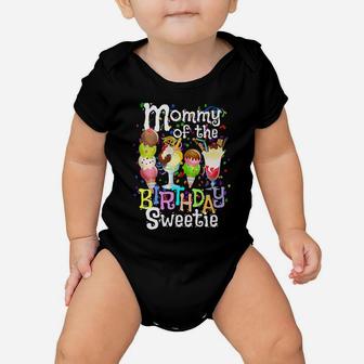 Ice Cream Party Mommy Of The Birthday Sweetie Cute Mom Gift Baby Onesie | Crazezy